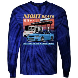 Night Beats Tie-Dye Long Sleeve Shirt