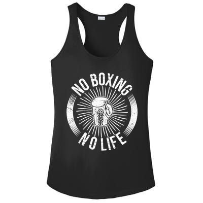 No Boxing No Life Ladies PosiCharge Competitor Racerback Tank