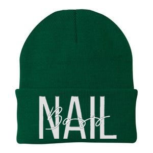 Nail Boss Nail Tech Knit Cap Winter Beanie