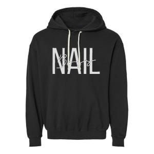 Nail Boss Nail Tech Garment-Dyed Fleece Hoodie