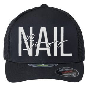 Nail Boss Nail Tech Flexfit Unipanel Trucker Cap