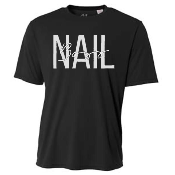 Nail Boss Nail Tech Cooling Performance Crew T-Shirt