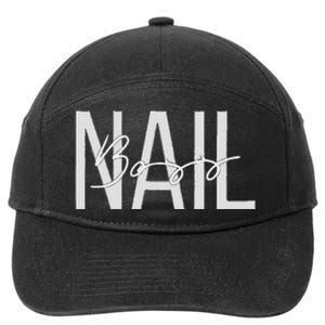 Nail Boss Nail Tech 7-Panel Snapback Hat