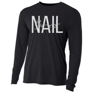 Nail Boss Nail Tech Cooling Performance Long Sleeve Crew