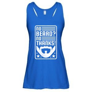 No Beard No Thanks Gift Ladies Essential Flowy Tank