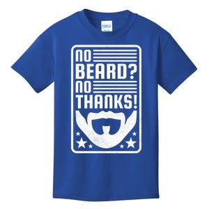 No Beard No Thanks Gift Kids T-Shirt