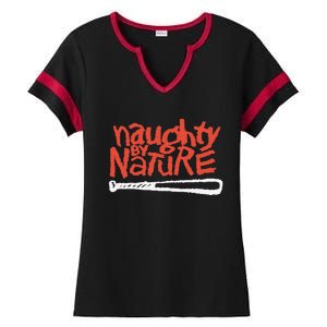 Naughty By Nature Ladies Halftime Notch Neck Tee