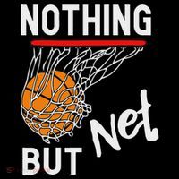 Nothing But Net Basketball Full-Length Apron With Pockets