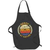 Nerdy By Nature Design For Computer Freaks Nerds Geeks Full-Length Apron With Pockets