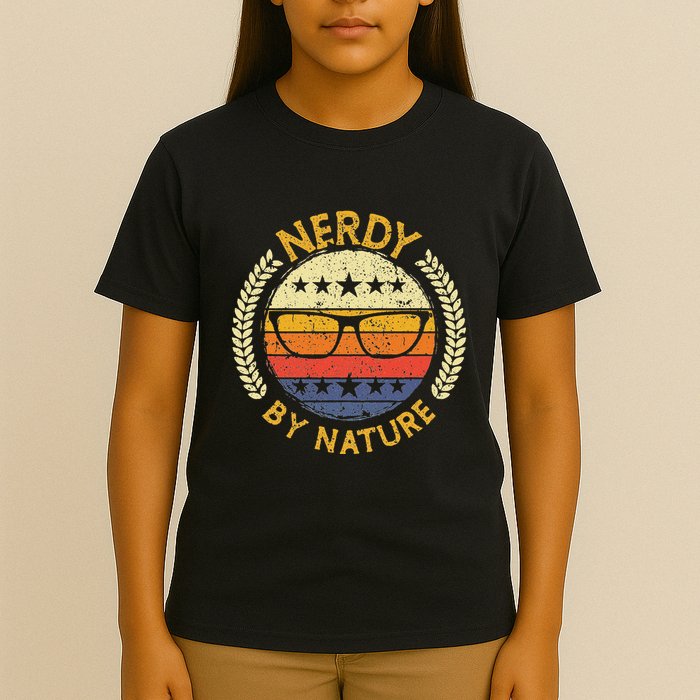Nerdy By Nature Design For Computer Freaks Nerds Geeks T-Shirt