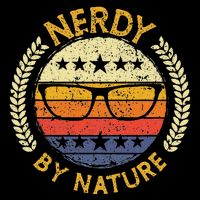 Nerdy By Nature Design For Computer Freaks Nerds Geeks T-Shirt