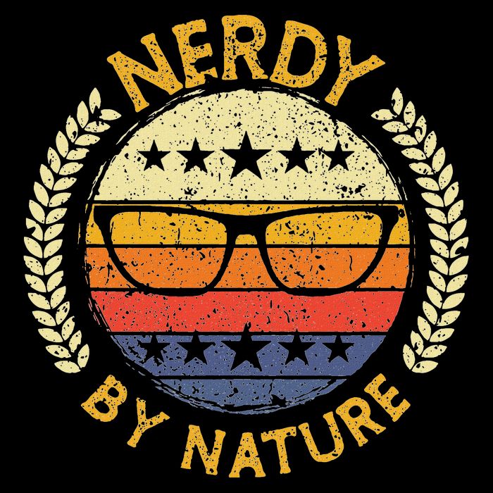 Nerdy By Nature Design For Computer Freaks Nerds Geeks T-Shirt