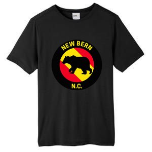 New Bern North Carolina Bear Tall Fusion ChromaSoft Performance T-Shirt