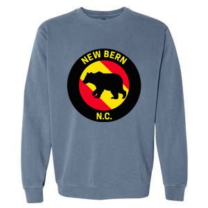 New Bern North Carolina Bear Garment-Dyed Sweatshirt