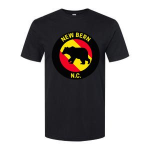 New Bern North Carolina Bear Softstyle CVC T-Shirt