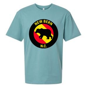 New Bern North Carolina Bear Sueded Cloud Jersey T-Shirt