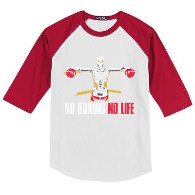 No Boxing No Life Meaningful Gift Kids Colorblock Raglan Jersey