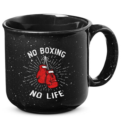 No Boxing No Life Punch Boxing Gloves Martial Arts Boxing Cute Gift 15oz Campfire Ceramic Mug