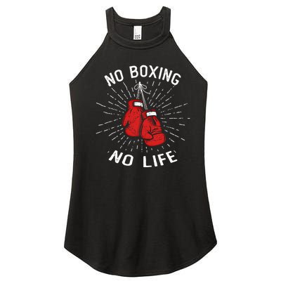 No Boxing No Life Punch Boxing Gloves Martial Arts Boxing Cute Gift Women’s Perfect Tri Rocker Tank