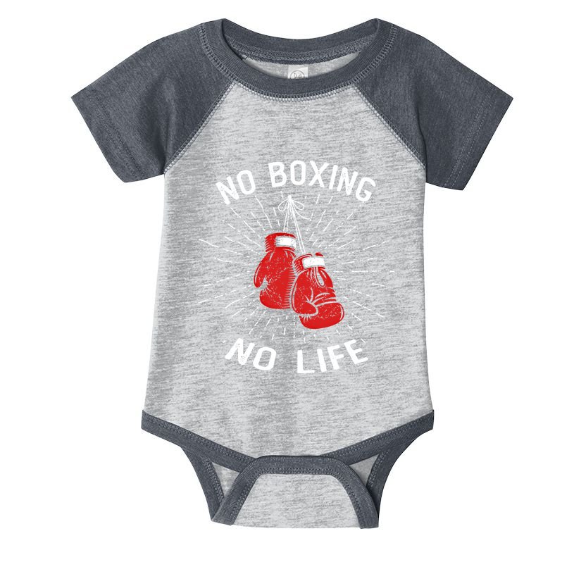 No Boxing No Life Punch Boxing Gloves Martial Arts Boxing Cute Gift Infant Baby Jersey Bodysuit