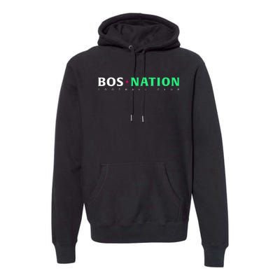 Nwsl Bos Nation Wordmark Premium Hoodie