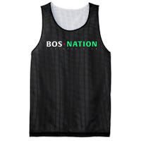 Nwsl Bos Nation Wordmark Mesh Reversible Basketball Jersey Tank