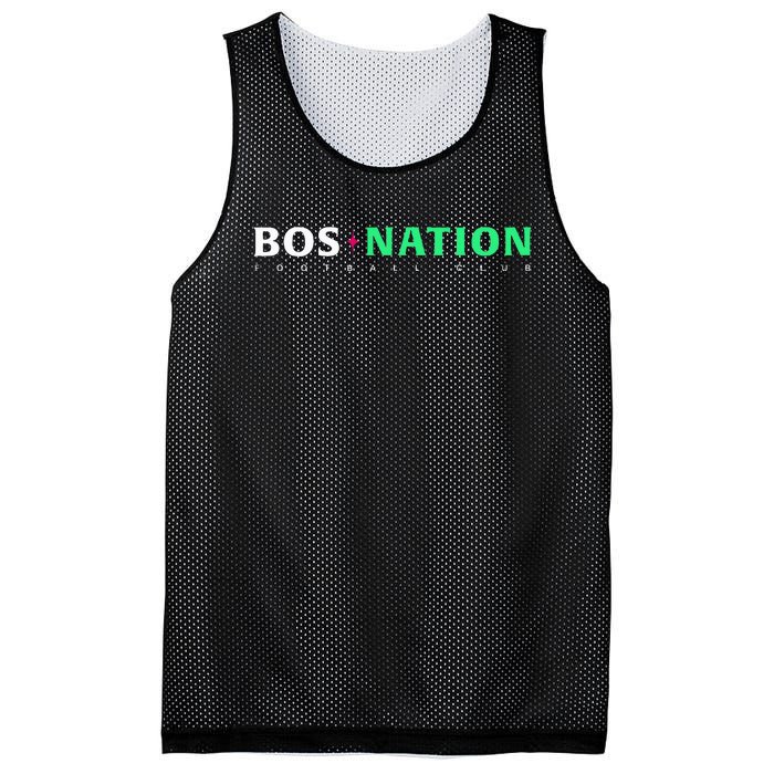 Nwsl Bos Nation Wordmark Mesh Reversible Basketball Jersey Tank