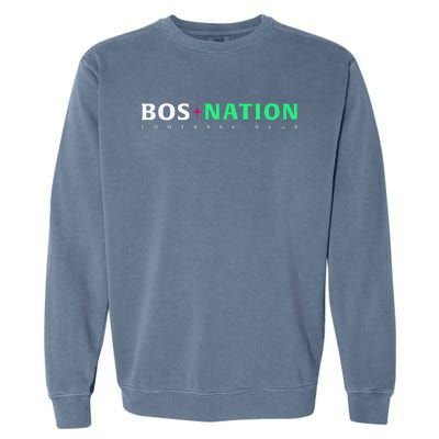 Nwsl Bos Nation Wordmark Garment-Dyed Sweatshirt