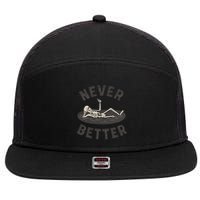 Never Better 7 Panel Mesh Trucker Snapback Hat