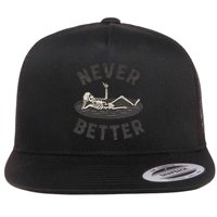 Never Better Flat Bill Trucker Hat