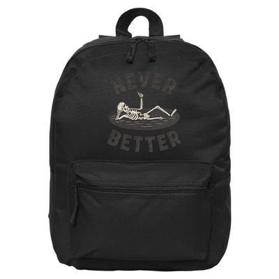 Never Better 16 in Basic Backpack