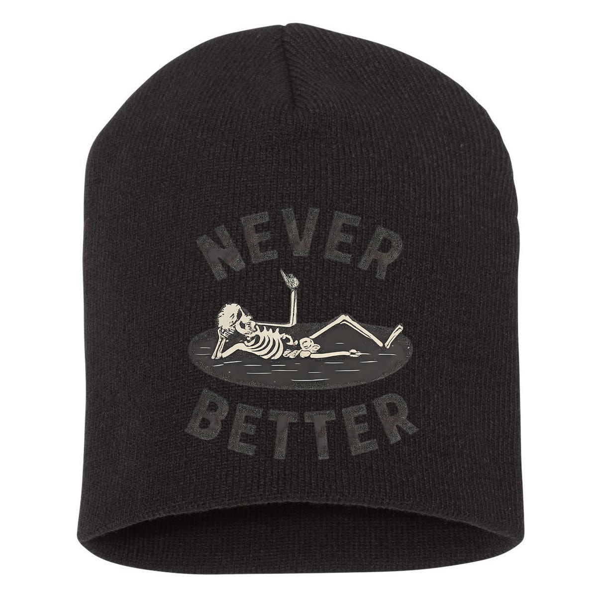 Never Better Short Acrylic Beanie
