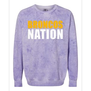 Northgate Broncos Nation Hs Colorblast Crewneck Sweatshirt