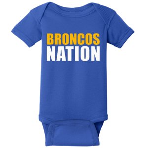 Northgate Broncos Nation Hs Baby Bodysuit