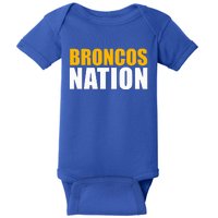 Northgate Broncos Nation Hs Baby Bodysuit