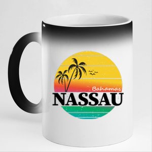 Nassau Bahamas 11oz Black Color Changing Mug