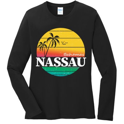 Nassau Bahamas Ladies Long Sleeve Shirt