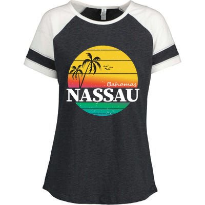 Nassau Bahamas Enza Ladies Jersey Colorblock Tee