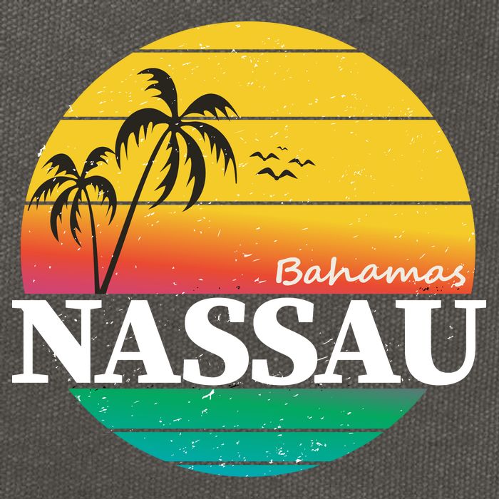 Nassau Bahamas Cotton Canvas Backpack