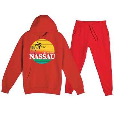 Nassau Bahamas Premium Hooded Sweatsuit Set