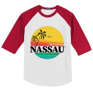 Nassau Bahamas Kids Colorblock Raglan Jersey