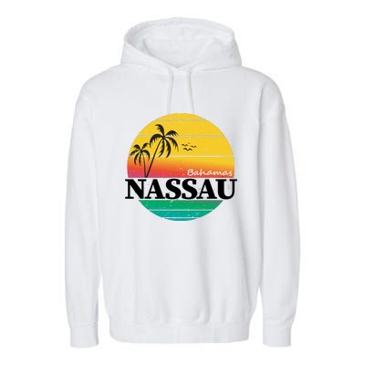 Nassau Bahamas Garment-Dyed Fleece Hoodie