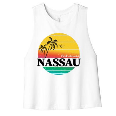 Nassau Bahamas Women's Racerback Cropped Tank