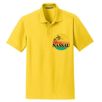 Nassau Bahamas Dry Zone Grid Polo