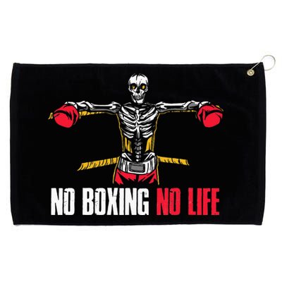 No Boxing No Life Boxing Grommeted Golf Towel