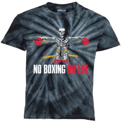 No Boxing No Life Boxing Kids Tie-Dye T-Shirt