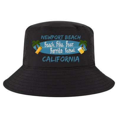 Newport Beach Orange County California Cool Comfort Performance Bucket Hat