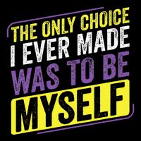 Non Binary Only Choice Be Myself Lgbt Enby Non Binary Flag Zip Tote Bag