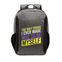 Non Binary Only Choice Be Myself Lgbt Enby Non Binary Flag Vector Backpack