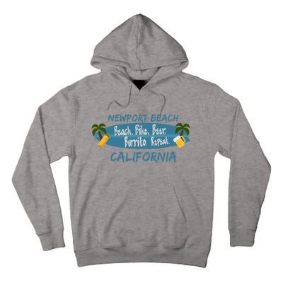 Newport Beach Orange County California Tall Hoodie